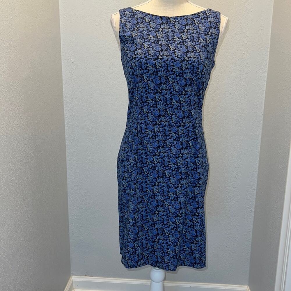 Express Stretch Floral Print Cotton Sleeveless Fitted Dress - Size 5/6